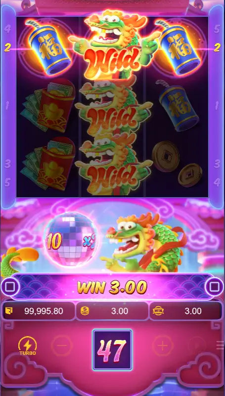 Fortune Dragon Multiplier Feature